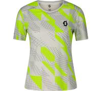Scott - Tee-shirt de trail running respirant - RC Run SS Tee W White/Black pour Femme - Taille L - Blanc Blanc L