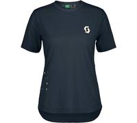 Scott Trail Vertic Dri S/S Femmes T-shirt de vélo M Bleu foncé