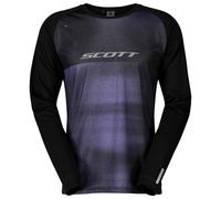 SCOTT Tee M's Trail Tuned Ls - Homme - Noir / Violet - taille M- modèle 2025