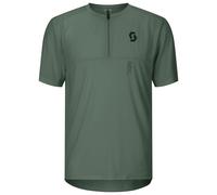 Scott - Tee Vertic Zip S/S - Maillot de cyclisme - M - tranquil green