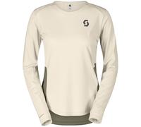 SCOTT Tee W Endurance Tech Ls - Femme - Beige / Vert - taille L- modèle 2025