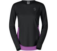 SCOTT Tee W Endurance Tech Ls - Femme - Noir / Violet - taille L- modèle 2025