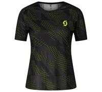 Scott - Tee W's Rc Run Short Sleeve Black Yellow - M - Tee-shirt de trail