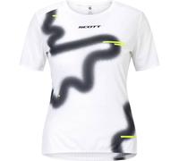 Scott T-shirt de running RC Run SS Tee W léger respirant manches courtes Femme Taille M Blanc/Noir