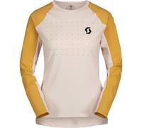 Scott - Tee-shirt de VTT résistant et respirant - Tee W's Trail Vertic Pro LS Sugar Pink/Biscuit Beige pour Femme - Taille M - Rose Rose M