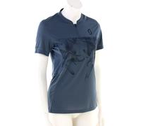 Scott Trail Flow Zip Femmes T-shirt de vélo S Bleu foncé