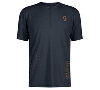 Scott Trail Vertic Zip Short Sleeve Jersey Bleu S Homme