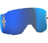 Scott Tyrant/Hustle/Split Works Single Lentille de remplacement, Chrome fumée bleu