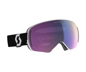 SCOTT Unisex LCG Evo Skibrille, mineral black-wht-teal chrome, ONE SIZE