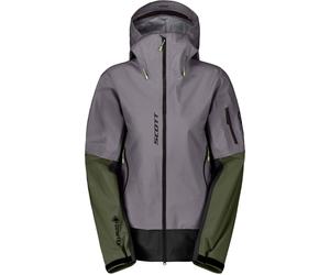 Scott - Veste 3 couches en GORE-TEX - Explorair GTX 3L Jacket W Evening Grey Douglas Green pour Femme en Nylon - Taille L - Gris Gris L