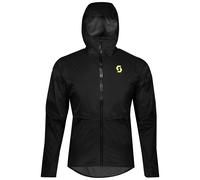 Scott - Veste de trail déperlante et respirante - RC Run WP Jacket M Black/Yellow pour Homme - Taille M - Noir Noir M