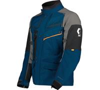Scott Voyager Dryo Veste textile de moto imperméable, gris-bleu, taille XL pour homme