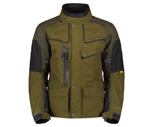 SCOTT Voyager Dryo Veste textile de moto imperméable, olivgrün/schwarz, XL