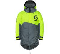 Scott Warm-Up Manteau de motoneige, noir-gris-jaune, taille 2XS XS pour homme