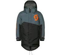 Scott Warm-Up Manteau de motoneige, noir-gris-orange, taille 2XS XS pour homme
