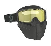 SCOTT Wintersport Brille Primal Safari Facemask Clear, Schwarz Gelb, 278608