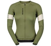 Scott - Women's Jersey Endurance Pro L/S - Maillot de cyclisme - XS - hay green / cotton white