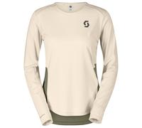 Scott - Women's Tee Endurance Tech L/S - T-shirt technique - XL - cotton white / hay green