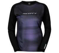 Scott - Women's Tee Trail Tuned L/S - Maillot de cyclisme - S - black / swish purple