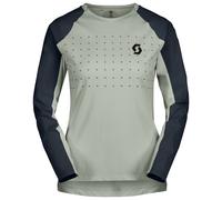Scott - Women's Tee Trail Vertic Pro L/S - Maillot de cyclisme - L - spray grey / dark blue