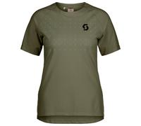 Scott - Tee-shirt de VTT résistant et respirant - Tee W's Trail Vertic Pro SS Hay Green pour Femme - Taille S - Kaki Kaki S