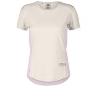 Scott - W's Endurance Tech Short Sleeve Cotton White Bliss Pink - M - Tee-shirt de trail