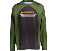 Scott X-Plore Maillot de motocross, noir-vert, taille M pour homme