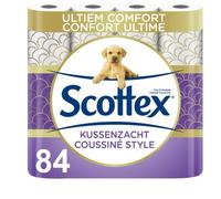 SCOTTEX Coussiné - Papier Toilette (12 paquets de 7 rouleaux) - douceur et confort - écologique - résistant