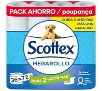 Scottex Lot de 36 rouleaux de papier toilette