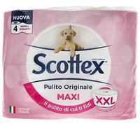 Scottex Papier toilette propre original, 4 rouleaux