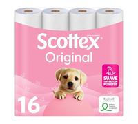 Scottex Papier toilette sec original 16 rouleaux