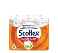 Scottex Quanto Just Papier Cuisine Option Demi Arrache Lot de 6 Maxi Rouleaux