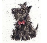 Scottie Bothy Fils Kit Point De Croix par Hannah Dale de Wrendale Motifs