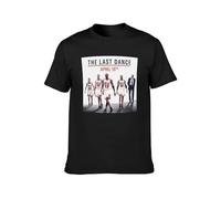 Scottie Pippen Dennis Rodman The Last Dance Men's T-Shirt Unisex Black Cotton Print Tee Shirts L
