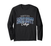 Scotties Agnes Scott Arch Athletic T-Shirt Vintage pour Homme et Femme Manche Longue