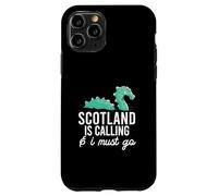 Scottish Calling & I Must go Scottish Meme Loch Ness Monster Coque pour iPhone 11 Pro