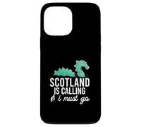 Scottish Calling & I Must go Scottish Meme Loch Ness Monster Coque pour iPhone 13 Pro Max