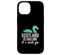 Scottish Calling & I Must go Scottish Meme Loch Ness Monster Coque pour iPhone 14