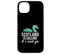 Scottish Calling & I Must go Scottish Meme Loch Ness Monster Coque pour iPhone 14 Plus