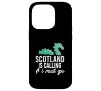 Scottish Calling & I Must go Scottish Meme Loch Ness Monster Coque pour iPhone 14 Pro