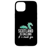 Scottish Calling & I Must go Scottish Meme Loch Ness Monster Coque pour iPhone 15 Plus
