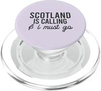 Scottish Calling & I Must go Scottish Meme Loch Ness sur Le Dos PopSockets PopGrip pour MagSafe
