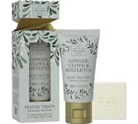 Scottish Fine Soaps Ginger, Clove & Mistletoe Festive Treats 50ml & 40g