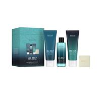 Scottish Fine Soaps Sea Kelp Pamper Essentials Coffret cadeau - Gel douche, crème pour le corps, bain et savon nettoyant
