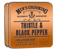 Scottish Fine Soaps Thistle & Black Pepper Face & Beard Soap