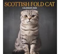 Scottish Fold Cat Calendar 2026: Adorable Charm and Cuteness All Year Long