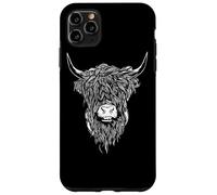 Scottish Highland Cattle Cow Bull Head Breeder Coque pour iPhone 11 Pro Max