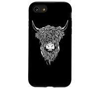 Scottish Highland Cattle Cow Bull Head Breeder Coque pour iPhone SE (2020) / 7/8