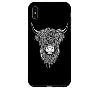 Scottish Highland Cattle Cow Bull Head Breeder Coque pour iPhone XS Max