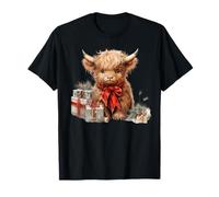 Scottish Highland Cow Christmas Decor for Highland Cow Mom T-Shirt
